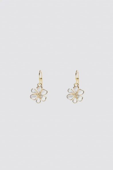 Stilen Flower Earrings Gold