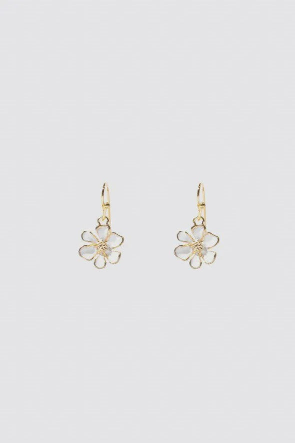 Stilen Flower Earrings Gold