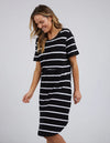 Introducing the Bay Dress: your new go-to for effortless style. This dress is made from comfortable plus jersey, making it perfect for everyday wear. Its flattering design is a must-have for any casual wardrobe. (Get ready to throw it on and go, no matter the occasion!)