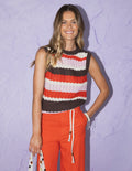 Foxwood Haven Stripe Knit Top
