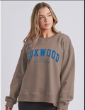 Foxwood Interval Crew Brown With Blue