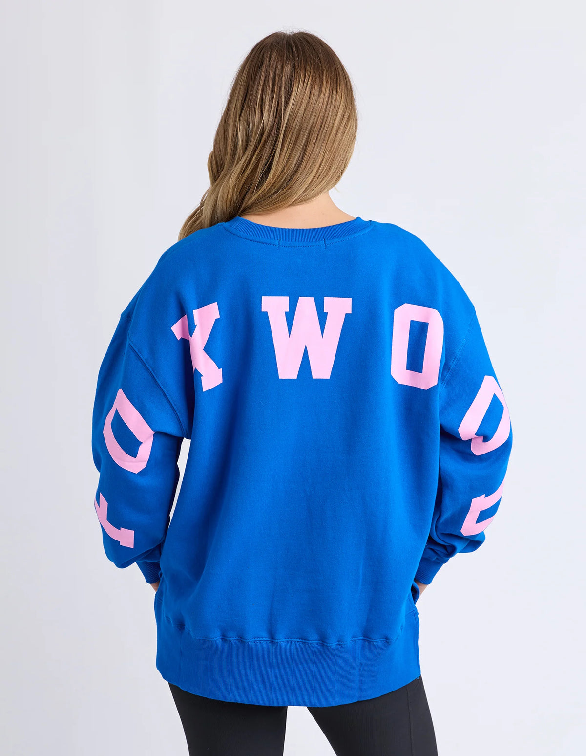 Foxwood Interval Crew Cobalt/Neon Pink