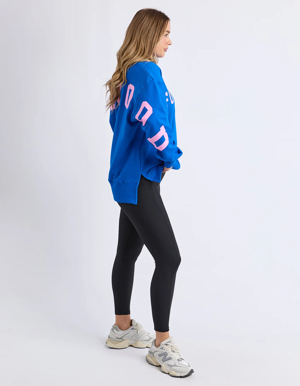 Foxwood Interval Crew Cobalt/Neon Pink