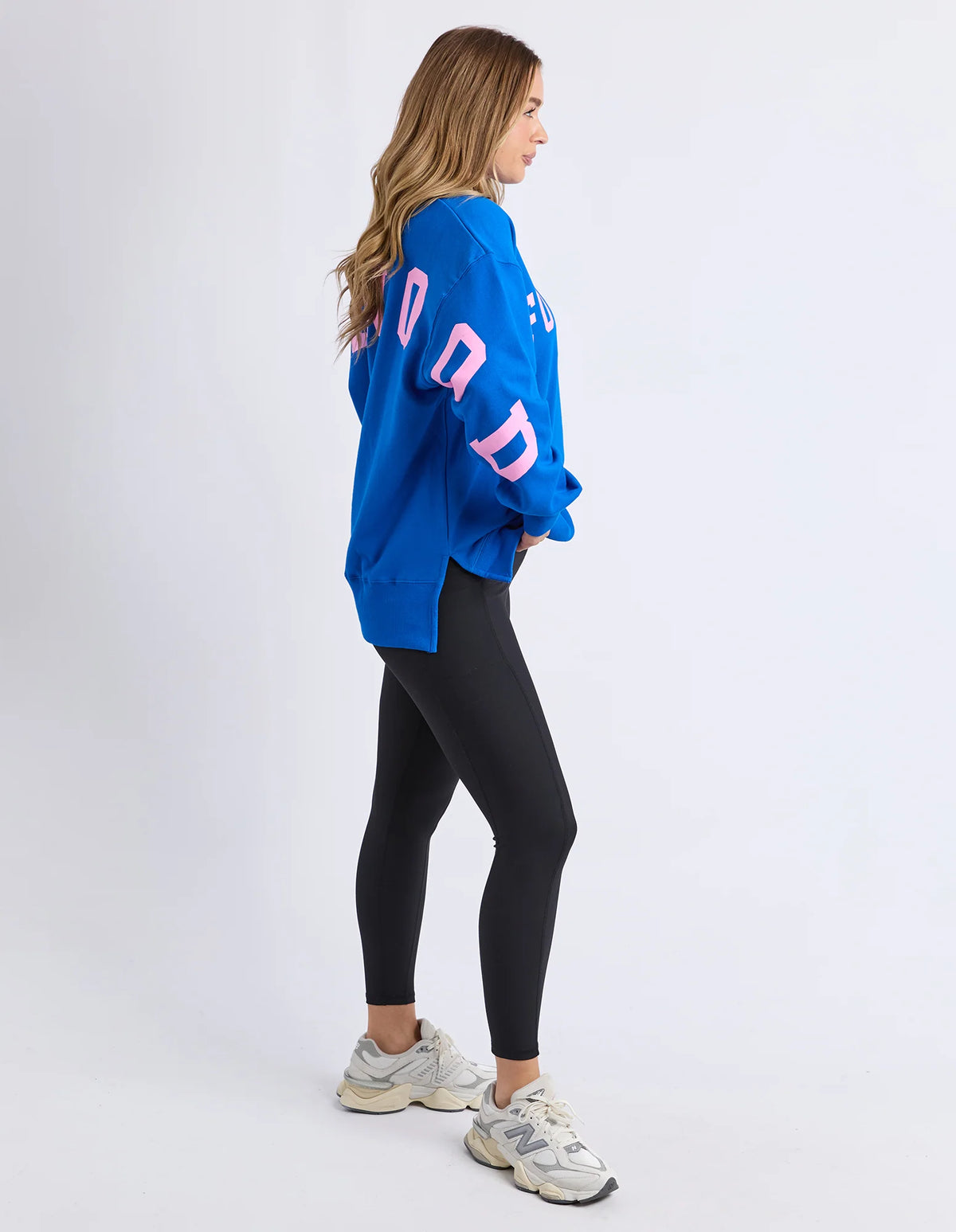 Foxwood Interval Crew Cobalt/Neon Pink