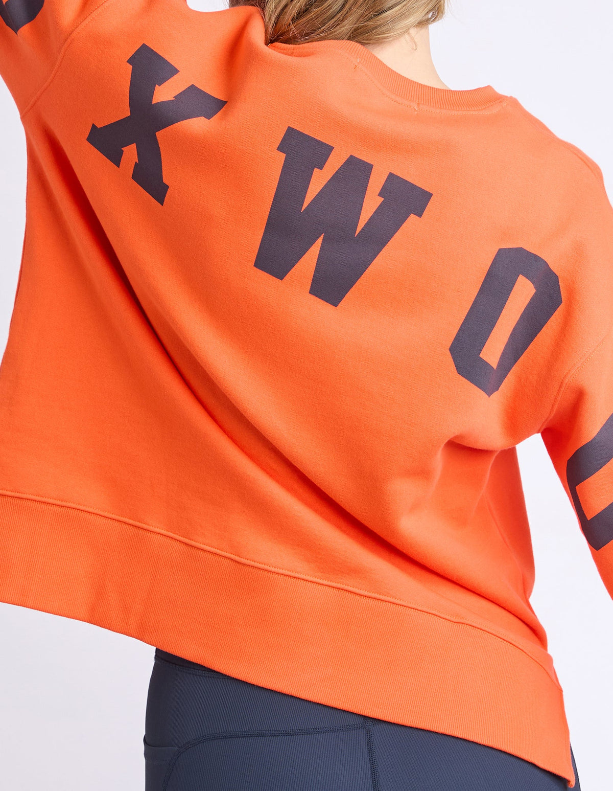 Foxwood Interval Crew Orange/Navy