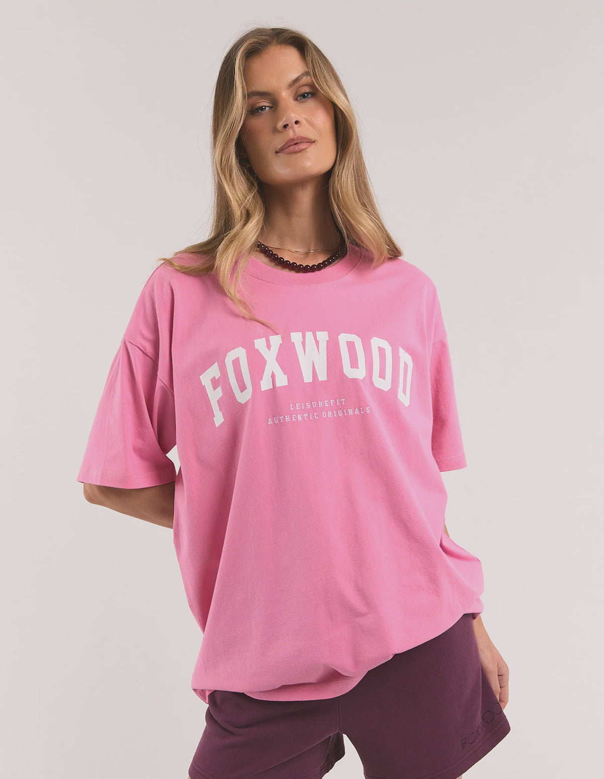 Foxwood Interval Tee Bubblegum Pink