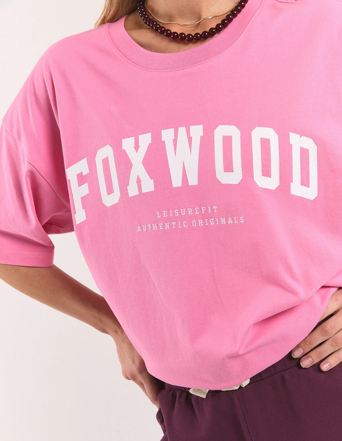 Foxwood Interval Tee Bubblegum Pink