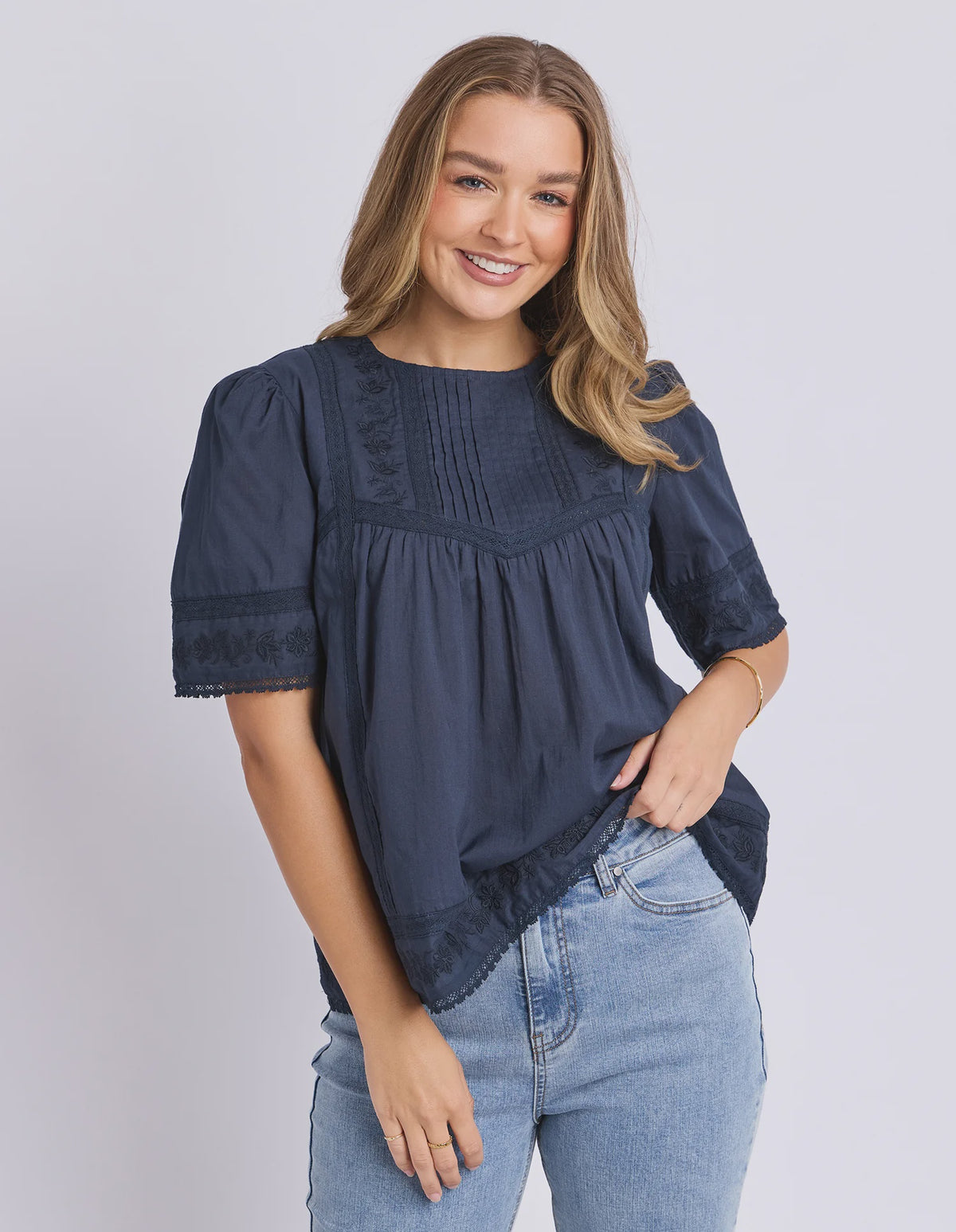 Foxwood Juna Top Navy