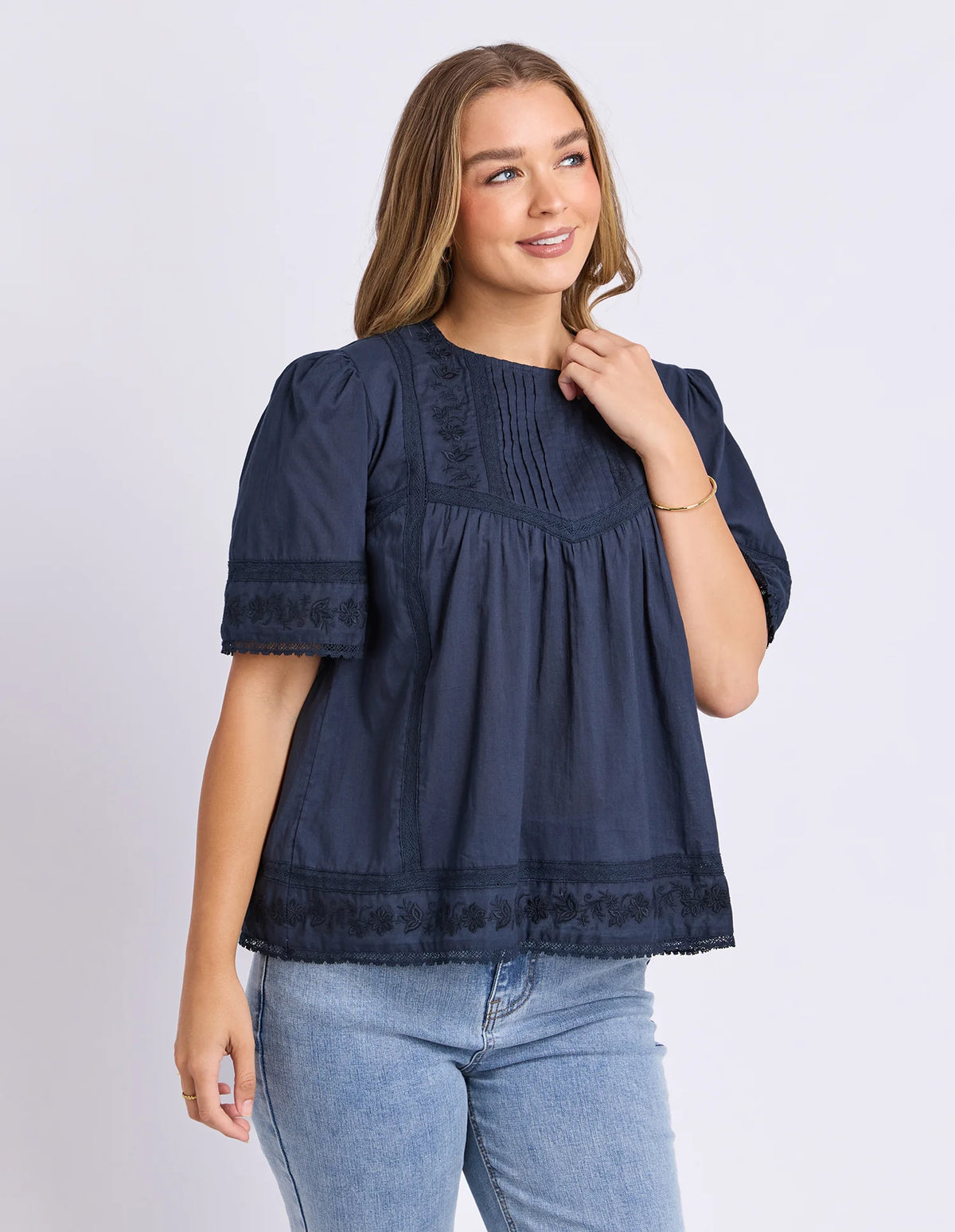 Foxwood Juna Top Navy