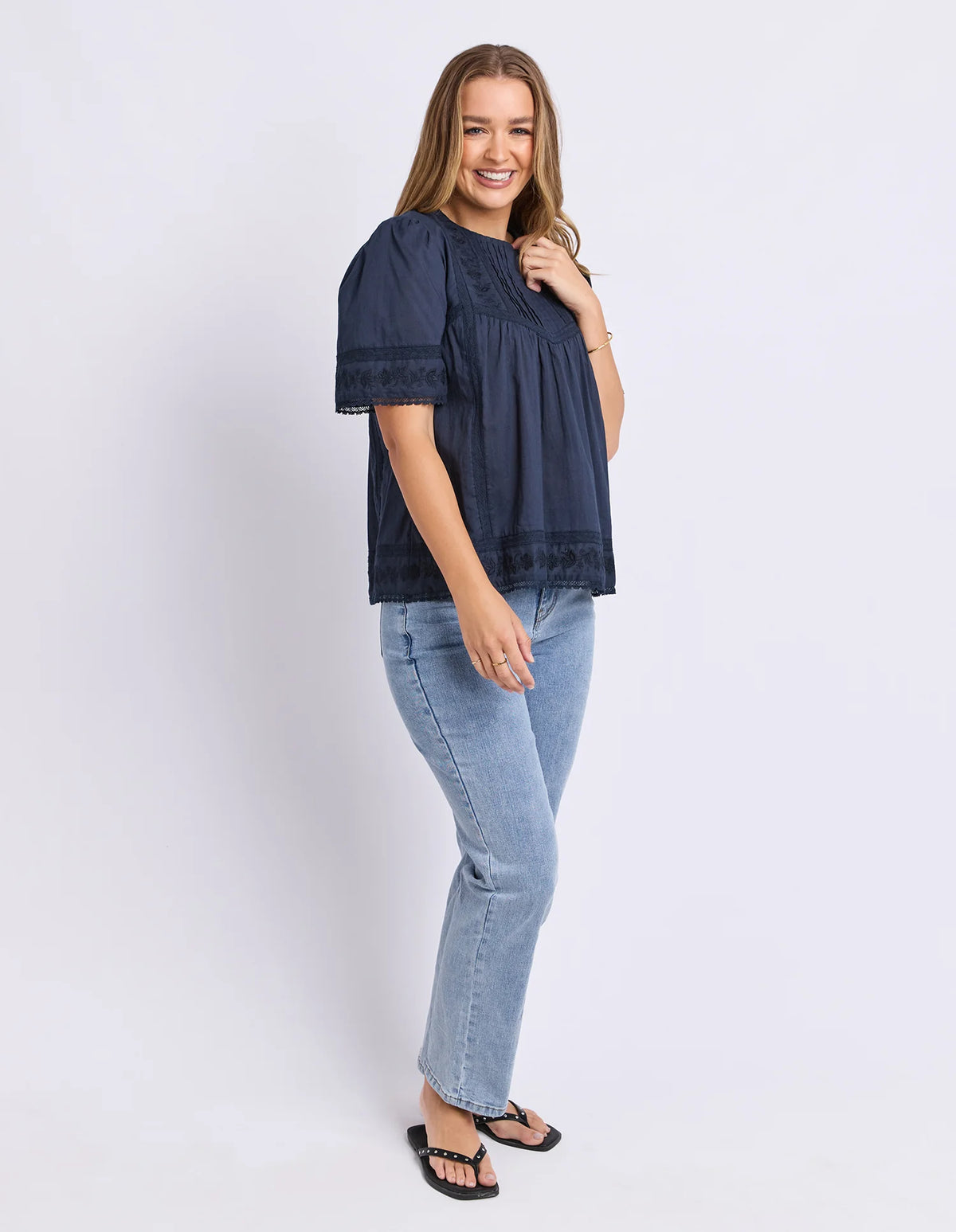 Foxwood Juna Top Navy