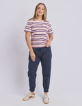 Foxwood Pure Stripe Tee Ballerina Pink