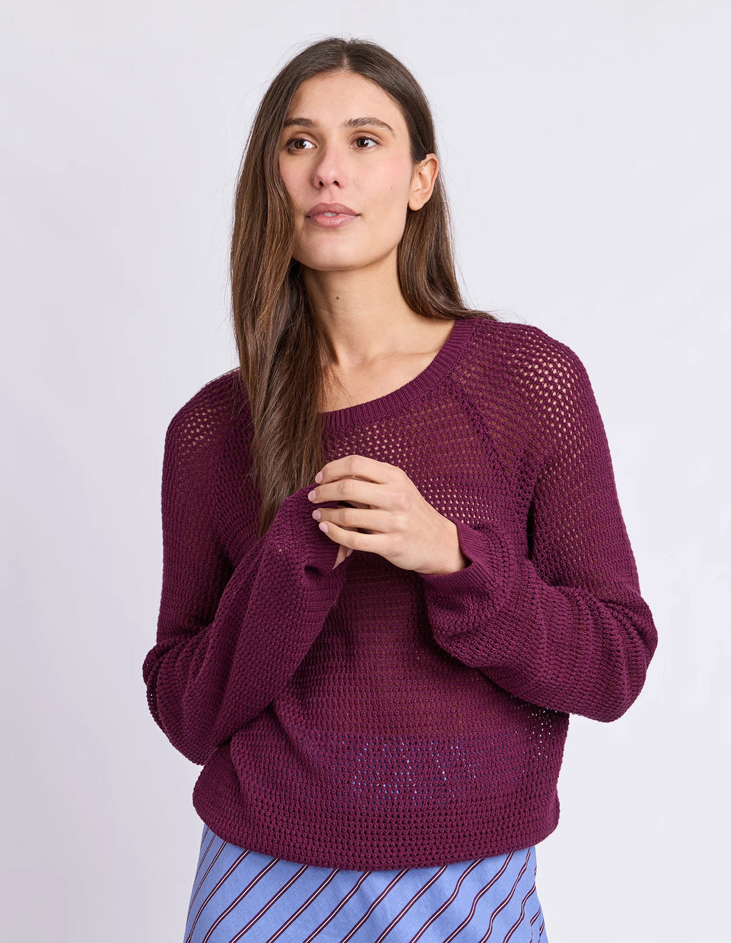 Foxwood Remy Knit Plum