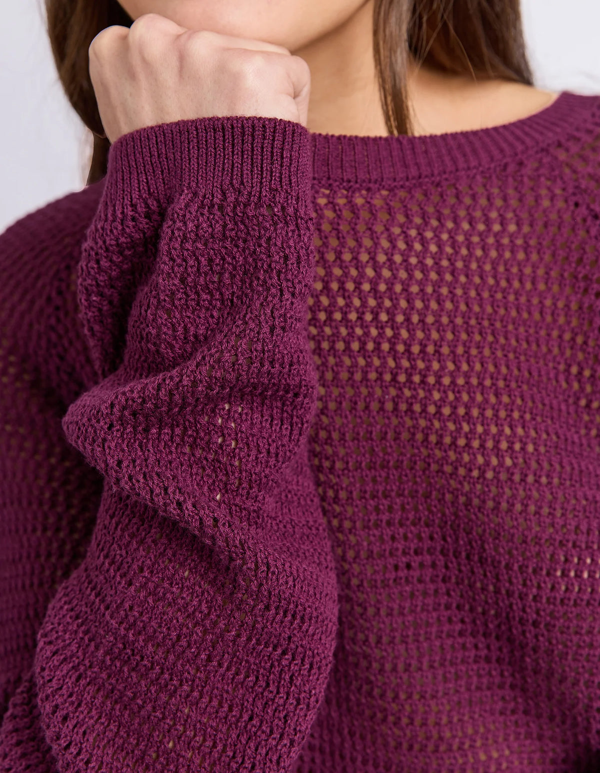 Foxwood Remy Knit Plum
