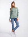 Add a pop of colour to your casual wardrobe with the Foxwood Simplified Crew in Light Blue. This vibrant crew is the ultimate layering piece, designed to bring both comfort and style to your everyday outfits. Featuring a relaxed round neckline, a flattering hi-lo hemline with side splits, and trendy raw edge detailing, this crew offers an effortlessly cool vibe. The embroidered Foxwood logo on the chest adds a touch of signature style, making this a go-to piece for any casual look.

Made from 100% cotton, i