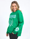 Take your college style to the next level with our State League Crew. This relaxed fit fleece not only has an exclusive LeisureFit embroidery on the chest but also a cute print on the sleeve. Stay stylish and cozy this season with this ultimate outerwear piece.