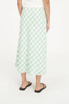 Say hello to effortless style with the Lila Midi Skirt — a refreshing addition to your warm-weather wardrobe. Showcasing the same Matcha green and white diagonal gingham print as the Celine Dress, it’s perfect for coordinating or standing out on its own.