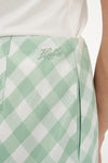 Say hello to effortless style with the Lila Midi Skirt — a refreshing addition to your warm-weather wardrobe. Showcasing the same Matcha green and white diagonal gingham print as the Celine Dress, it’s perfect for coordinating or standing out on its own.