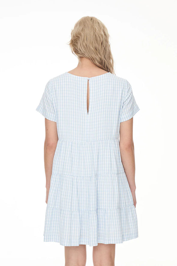 Celine Dress, Show out in 50% Cotton, 50% Rayon / 110gsm / Custom Huffer gingham