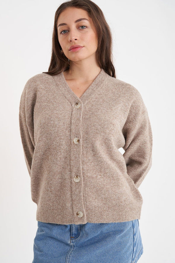 Add a touch of quirk to your wardrobe with The Kendall Cardigan. This versatile wardrobe essential is perfect for any season, thanks to its lightweight and comfortable blend. Whether you're knitting up a storm or just looking for a stylish layer, this fully fashioned knit cardigan has got you covered.