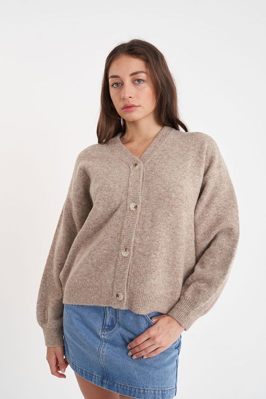 Add a touch of quirk to your wardrobe with The Kendall Cardigan. This versatile wardrobe essential is perfect for any season, thanks to its lightweight and comfortable blend. Whether you're knitting up a storm or just looking for a stylish layer, this fully fashioned knit cardigan has got you covered.