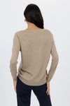 We all need that easy layer that elevates an outfit rather than covering it up. The Bella Basic Top is it. Featuring a relaxed style which still provides shape. The wool blend fabrication is super soft to the touch and add the perfect amount of warmth when you need to layer up in the office or under your winter coat. Style options are endless with this everyday basic - team with your denim, over a shirt or tucked into a skirt. We love the Latte colourway for its versatility to wear with any other colour.