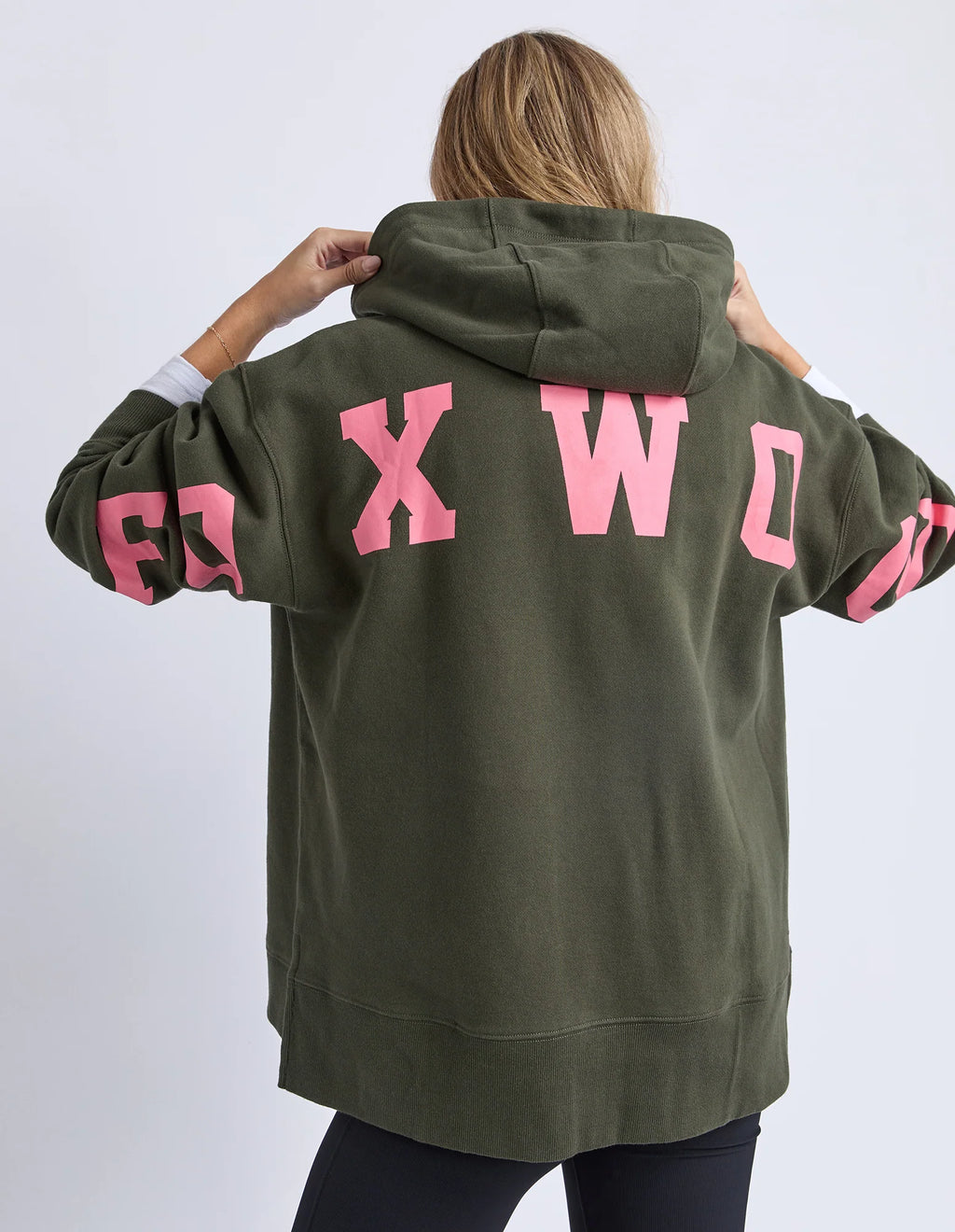 Foxwood Interval Crew Dark Khaki/Coral