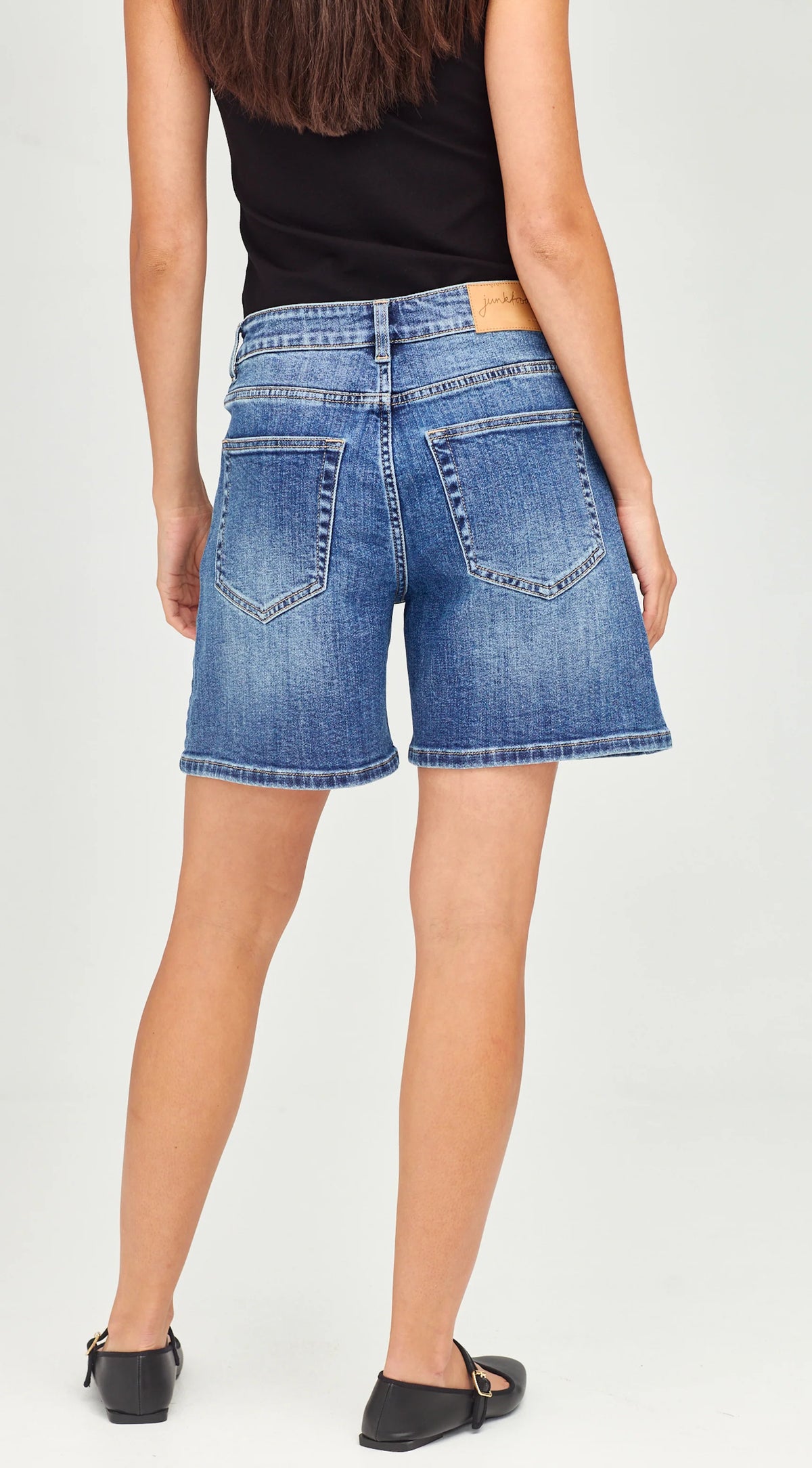 Junkfood Bronte Shorts Mid Blue