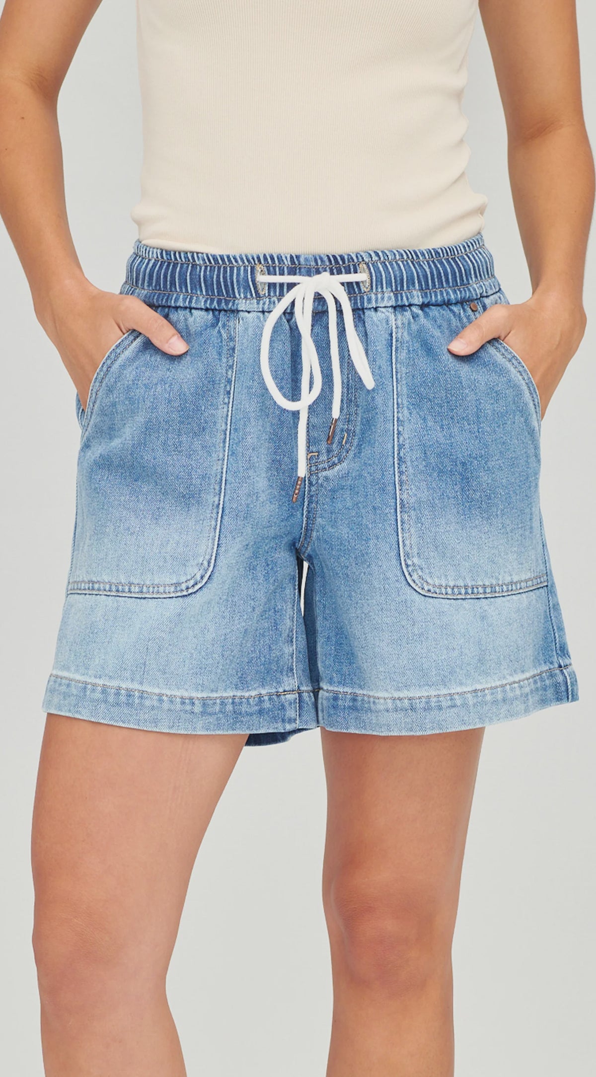Junkfood Millie Blue Shorts