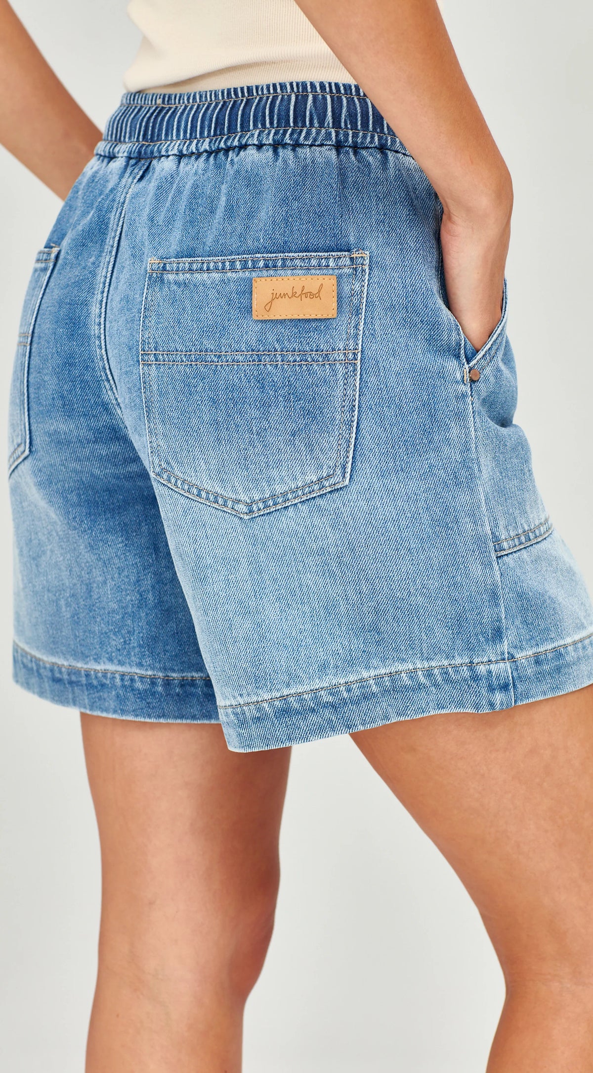 Junkfood Millie Blue Shorts