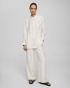 MSCH Disa High Waisted Pants Sand Melange