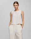 MSCH Disa High Waisted Pants Sand Melange