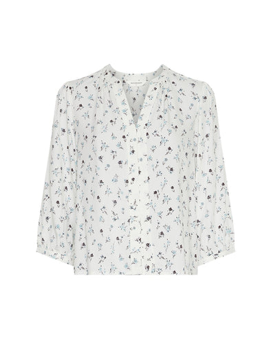 MSCH Amelina Vealine 3/4 Shirt Aqua Haze Flower