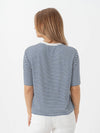 Boxy fit


Super soft, breathable Modal blend

Relaxed boxy fit for all-day comfort

Round neckline with contrast detail

Classic stripe design for easy styling

Composition

95% TENCEL™ Modal fibers

5% Elastane