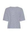 Boxy fit


Super soft, breathable Modal blend

Relaxed boxy fit for all-day comfort

Round neckline with contrast detail

Classic stripe design for easy styling

Composition

95% TENCEL™ Modal fibers

5% Elastane