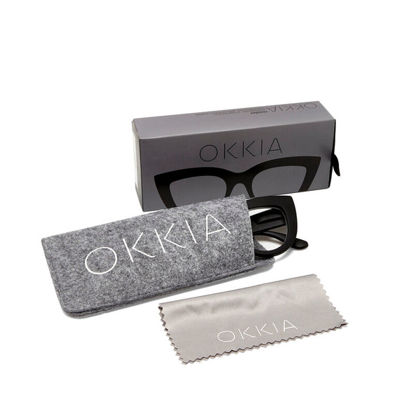 Okkia Claudia Reading Glasses Black
