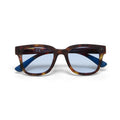 Frame colour: Havana Yellow

Lens colour: Blue Gradient

Light Filter Category 1 (43–80% transmission) — perfect for gentle sunlight

Large focal length for enhanced style and coverage