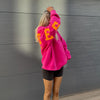 Harper & Harlow Oversized Vibes Sweat Pink/Orange