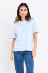 Re:Union Binding Boxy Tee Pale Blue