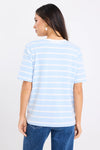 Re:Union Binding Boxy Tee Pale Blue