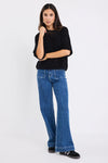 100% natural cotton for breathable comfort
- Textured open knit
- Relaxed boxy silhouette with short sleeves
- Lightweight and perfect for layering across seasons
- Natural Fibres