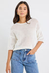 Experience easy elegance with this striped oversized shirt. Crafted from a soft, breathable cotton-linen blend, it feels as good as it looks. The roomy fit and playful balloon sleeves add a fun, carefree vibe that’s perfect for pairing with tailored trousers or your favorite denim. Refresh your high-low dressing game with this effortlessly cool staple.