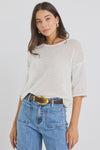 Experience easy elegance with this striped oversized shirt. Crafted from a soft, breathable cotton-linen blend, it feels as good as it looks. The roomy fit and playful balloon sleeves add a fun, carefree vibe that’s perfect for pairing with tailored trousers or your favorite denim. Refresh your high-low dressing game with this effortlessly cool staple.