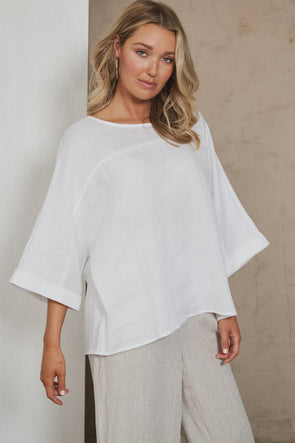 Eb & Ive Studio Relaxed Top Salt