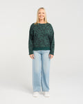 • Classic sweater silhouette with a feminine twist
• Subtle floral print for soft, elegant detail
• Comfortable and easy-to-wear everyday style
• Perfect for layering through the cooler seasons
• Effortless piece for relaxed yet polished outfits
• Fabric: 92% Cotton, 8% Spandex
