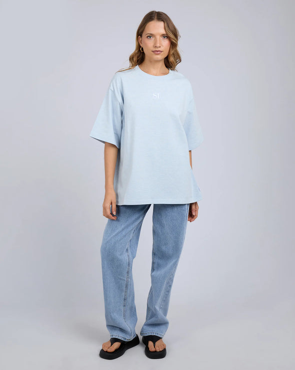 The Silent Luxe Tee redefines elevated basics with its soft heavyweight jersey and structured oversized fit. Detailed with subtle branded embroidery, it seamlessly transitions from casual outings to professional settings, offering refined comfort and versatile style.