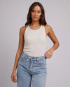 Ribbed fabric
Crew neck
95% Cotton, 5% Elastane