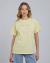Silent Theory Logo Tee Lemon