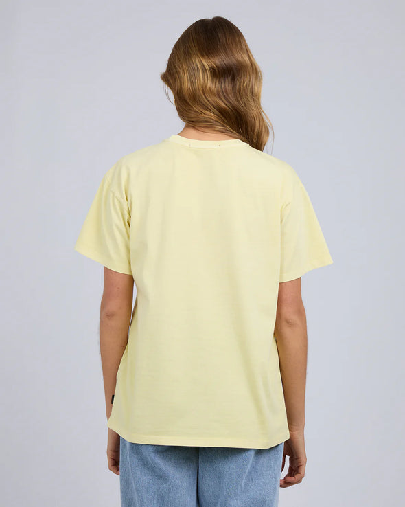 Silent Theory Logo Tee Lemon