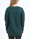 Add a pop of colour to your casual wardrobe with the Foxwood Simplified Crew in Forest Green. This vibrant crew is the ultimate layering piece, designed to bring both comfort and style to your everyday outfits. Featuring a relaxed round neckline, a flattering hi-lo hemline with side splits, and trendy raw edge detailing, this crew offers an effortlessly cool vibe. The embroidered Foxwood logo on the chest adds a touch of signature style, making this a go-to piece for any casual look.

Made from 100% cotton