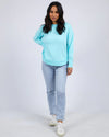 Add a pop of colour to your casual wardrobe with the Foxwood Simplified Crew in Light Blue. This vibrant crew is the ultimate layering piece, designed to bring both comfort and style to your everyday outfits. Featuring a relaxed round neckline, a flattering hi-lo hemline with side splits, and trendy raw edge detailing, this crew offers an effortlessly cool vibe. The embroidered Foxwood logo on the chest adds a touch of signature style, making this a go-to piece for any casual look.

Made from 100% cotton, i